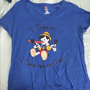 Blue Woman T-shirt for Epcot